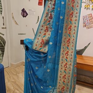 Blue Saree