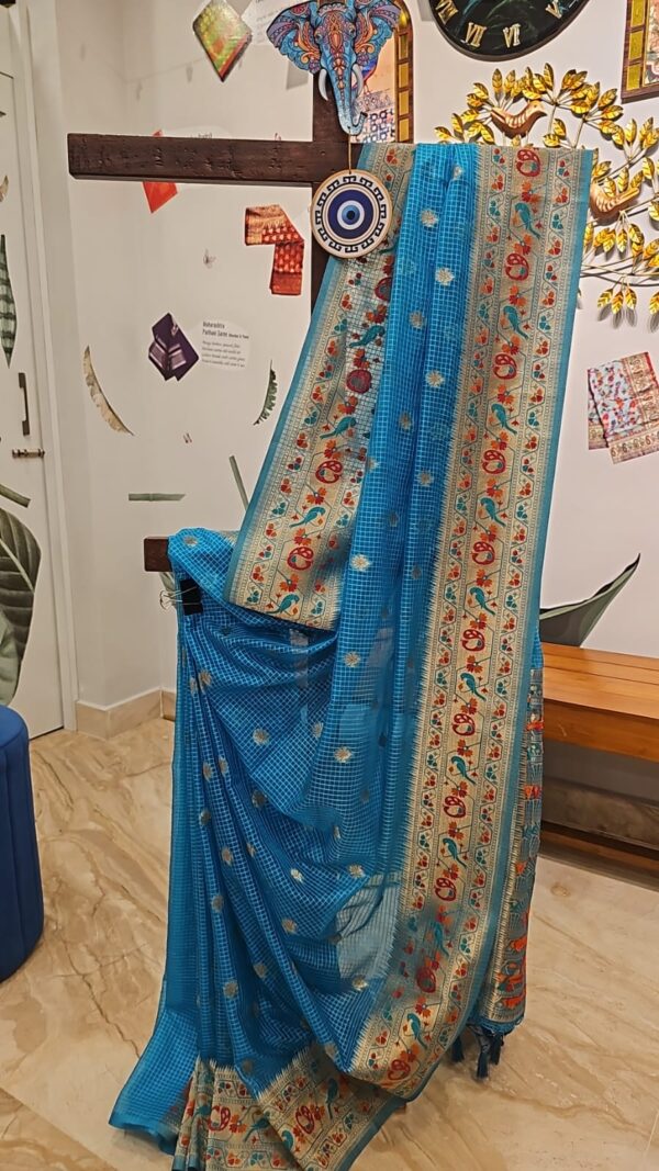 Blue Saree